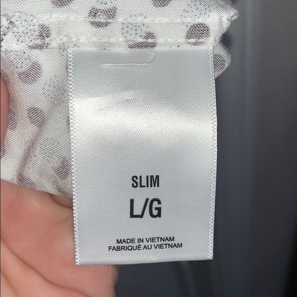 Express Dot Button Down Shirt-slim fit - Picture 5 of 6